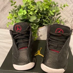 Baby Jordan Retro 13 Black Red White